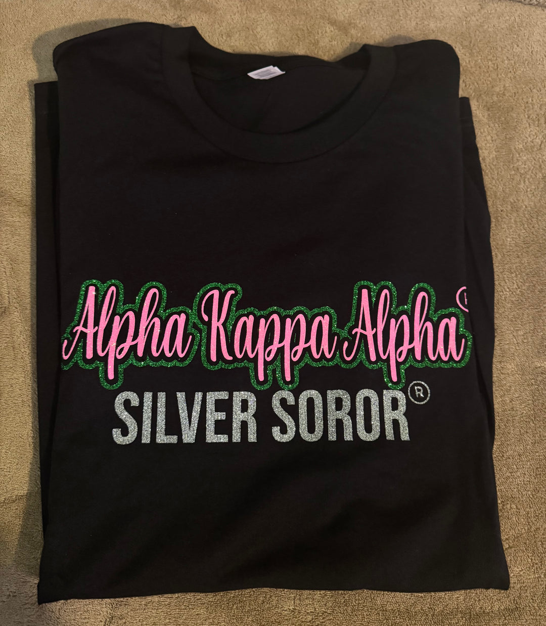 AKA Milestone Tees- Silver, Life, Golden, Pearl, Diamond, Charter