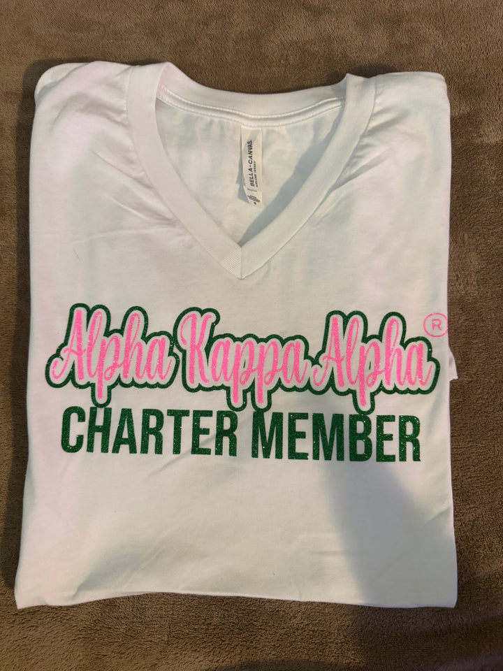 AKA Milestone Tees- Silver, Life, Golden, Pearl, Diamond, Charter