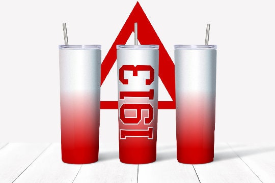 Crimson and Cream 1913 Insulated Tumbler | 20 oz decorated stainless steel tumbler