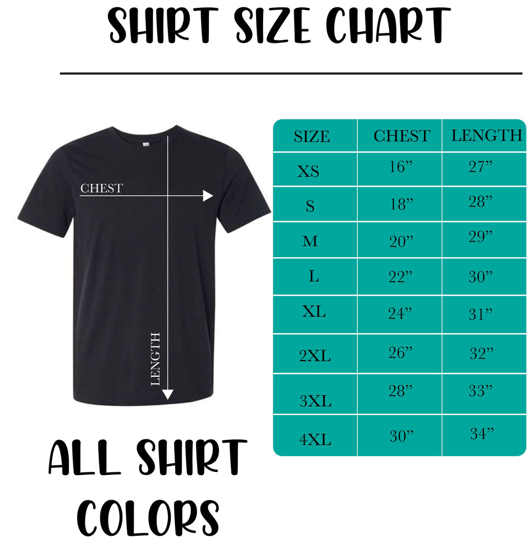 Crimson and Cream Short-Sleeve Line Number and Chapter Shirt | Red and White glitter Line Number Short-Sleeve