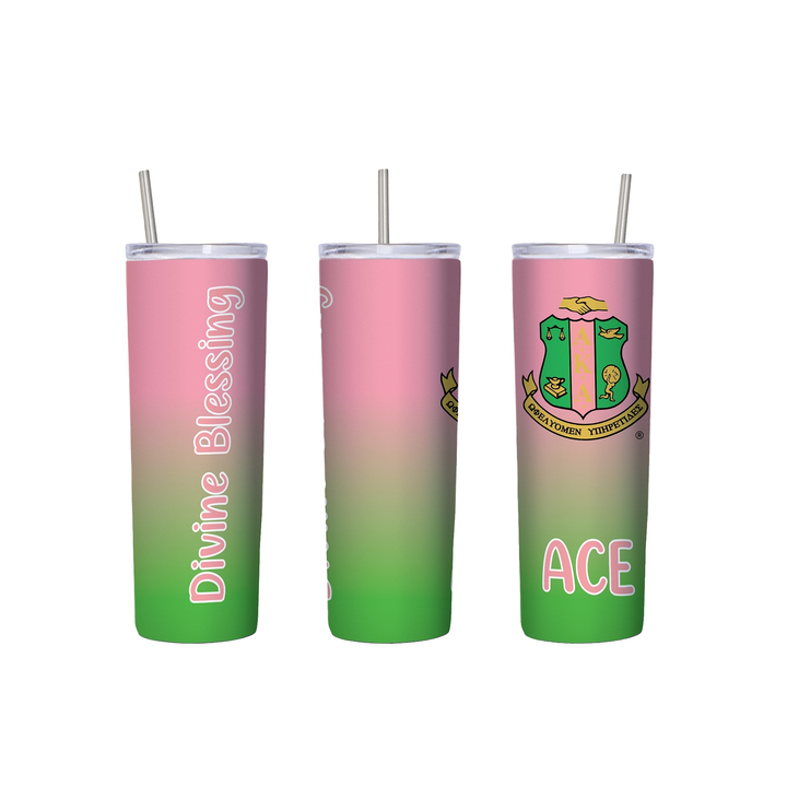 Personalized AKA Line Name & Position Tumbler